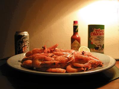  Boiled Shrimp and Barqs