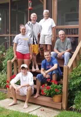 Mom & Dad with grand kids