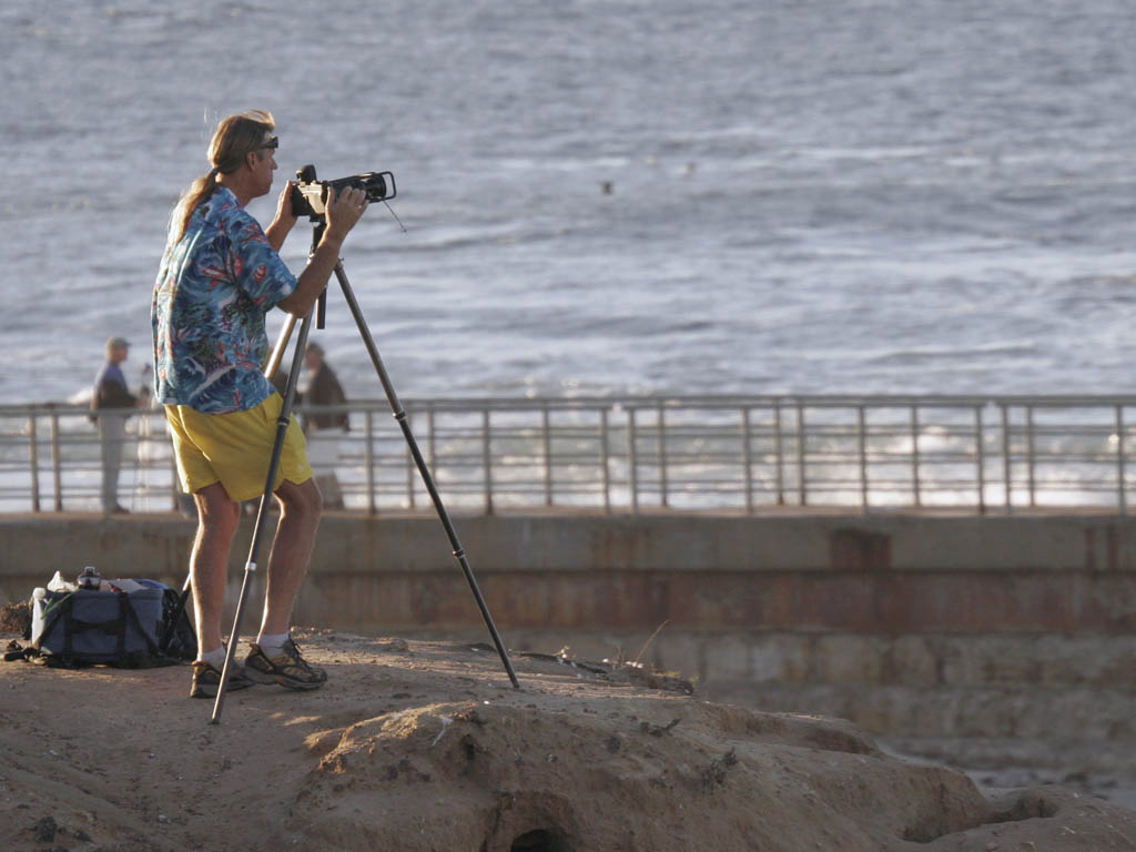 Trying to get the shot