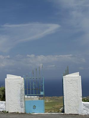 Big sky blue gate