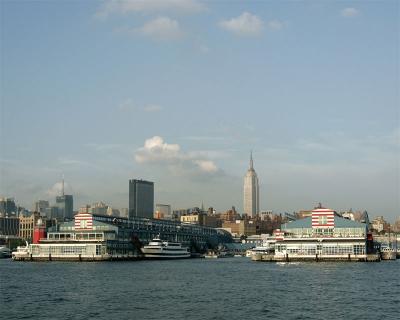 Chelsea Piers and Empire State Bldg.