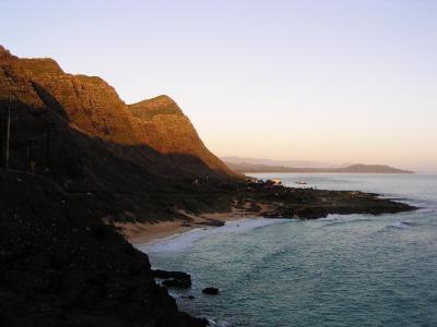 Xmas 2003, sunrise at Makapu'u Beach