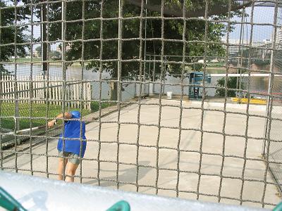 Mom Batting Cage 1