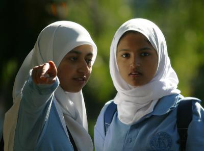 Two Muslim girls