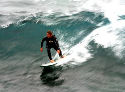 Surfer at Avalon Beach, Sydney