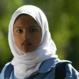 Young girl in islamic dress