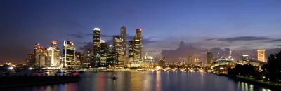 Panoramic View of the Singapore Skyline