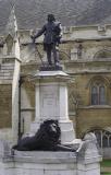 Cromwells statue at Westminster.