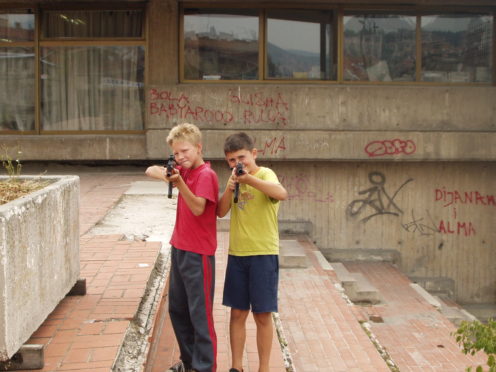 These adorable kids were playing terrorists, wanting to kill americans, the little darlings.
