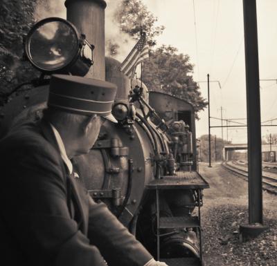 Riding the rails by Harry Behret