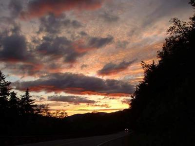 Lonely Road to Appalachian Sunset  * by Doris Baillet