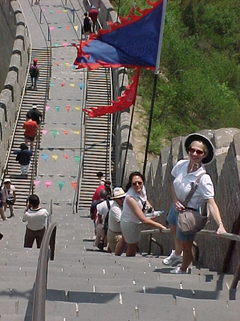 <b>My mom on the Great Wall of China</b><br>by JaimeZX