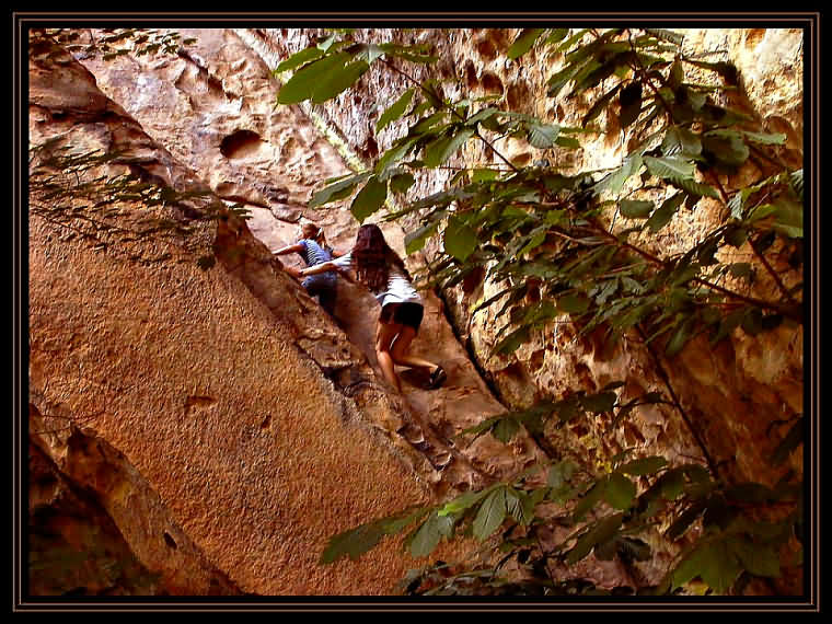 <b>Up the rock...</b><br><font size=1>Boris Sidis</font>