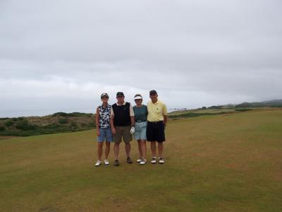 Pacific Dunes - The Players (Gayle, Kenny, Carol and Rich)