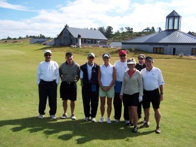 Bandon Dunes - The players and their caddies