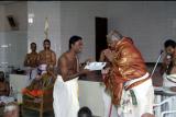 Sri C. Balaji, Tamil teacher, Oriental school  receiving the award