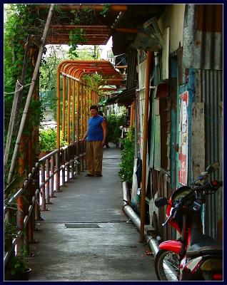 Pathways along the khlongs