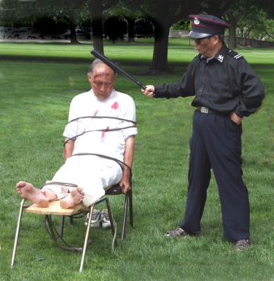 demonstration of torture