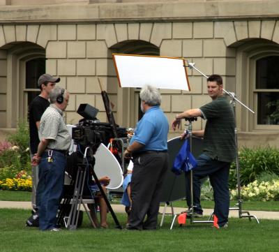 interviewing spokesperson
