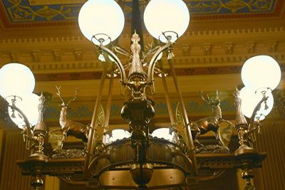 State Seal chandelier