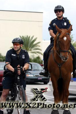 Tampa Police Mounted and Bike Patrol