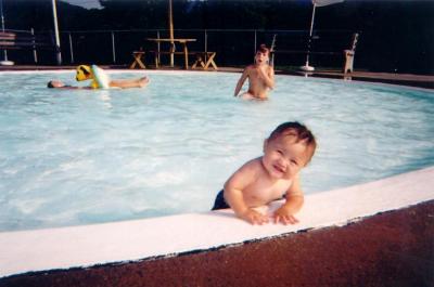 Kyle at the Middleburg Pool