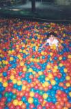 Sarah playing in the ball room at Knobels Grove