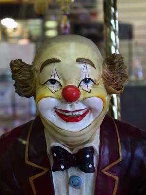 Close-up of little clown