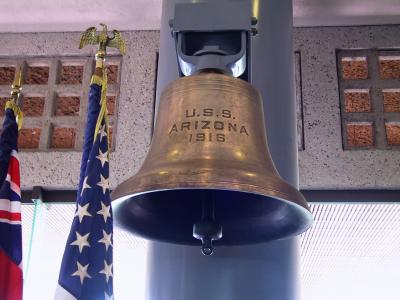 Ship's bell, the USS Arizona, Pearl Harbor