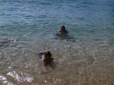 The super-clear waters of the North Shore of Oahu