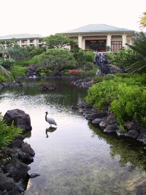 We go to the Hyatt Regency on Kauai