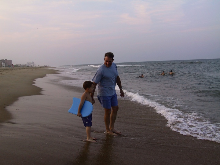 First steps into the water
