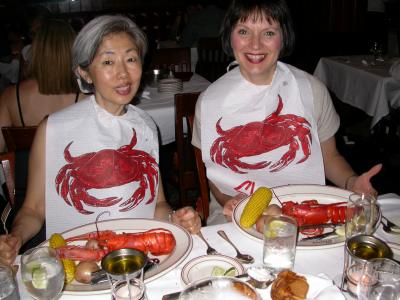 At the Lobster Fest at Shaw's Crab House, Chicago