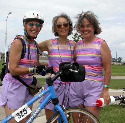 Sona, Helen & Evelyn at Bike Wisconsin
