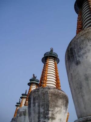 Tibetan style tower.