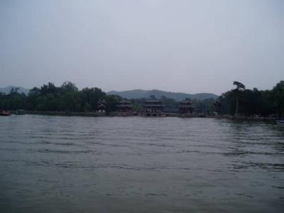 The Summer Palace lake. Looks better in the day.