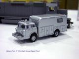 Athearn HO: Ford Fire Rescue Unit with Gerstenslager body.  Note new bumper and new medium length chassis.