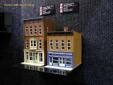 Walthers HO: New Insurance Bldg & Pharmacy next door