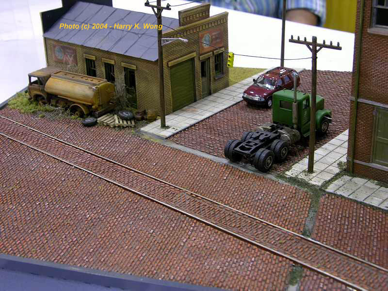 HO & N: Kancali Custom Modeling Accessories HO Scale Brick street sections in flexible latex