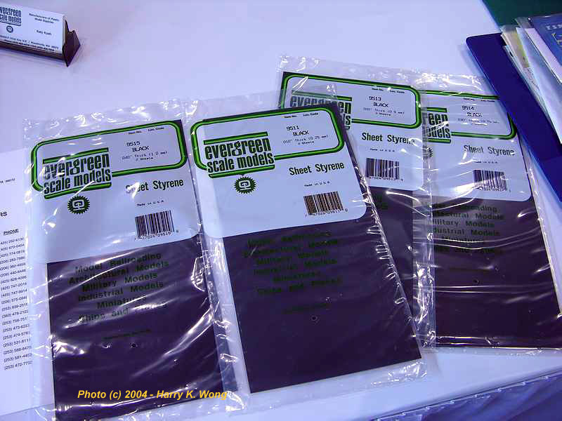 Evergreen Styrene - some sheets now available in black!