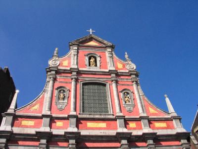 Pink facade