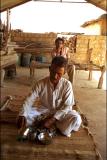 Bishnoi village near Jodhpur making opium tea