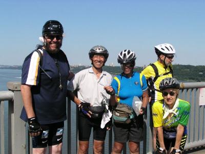 Piermont Ride (Aug 03) on GWB-Jim,Rong,Ann,Jeff, & Ruth.jpg