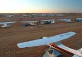 hundreds of planes visiting the Birdsville races