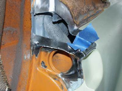 Quarter Panel L-H Side Rust Repair - Photo 4
