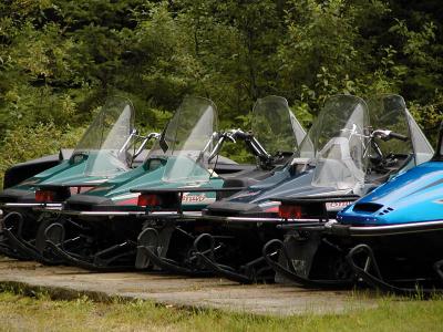 Alaskan parking lot