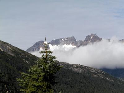 Clouds in the mountains