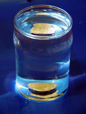 Reflection of a quarter