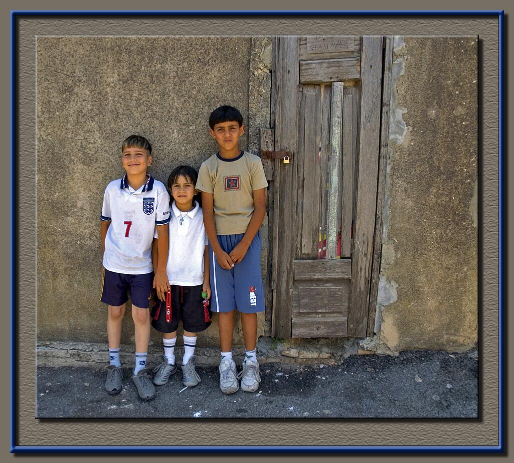 Children posing