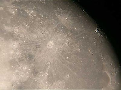 Copernicus crater on moon